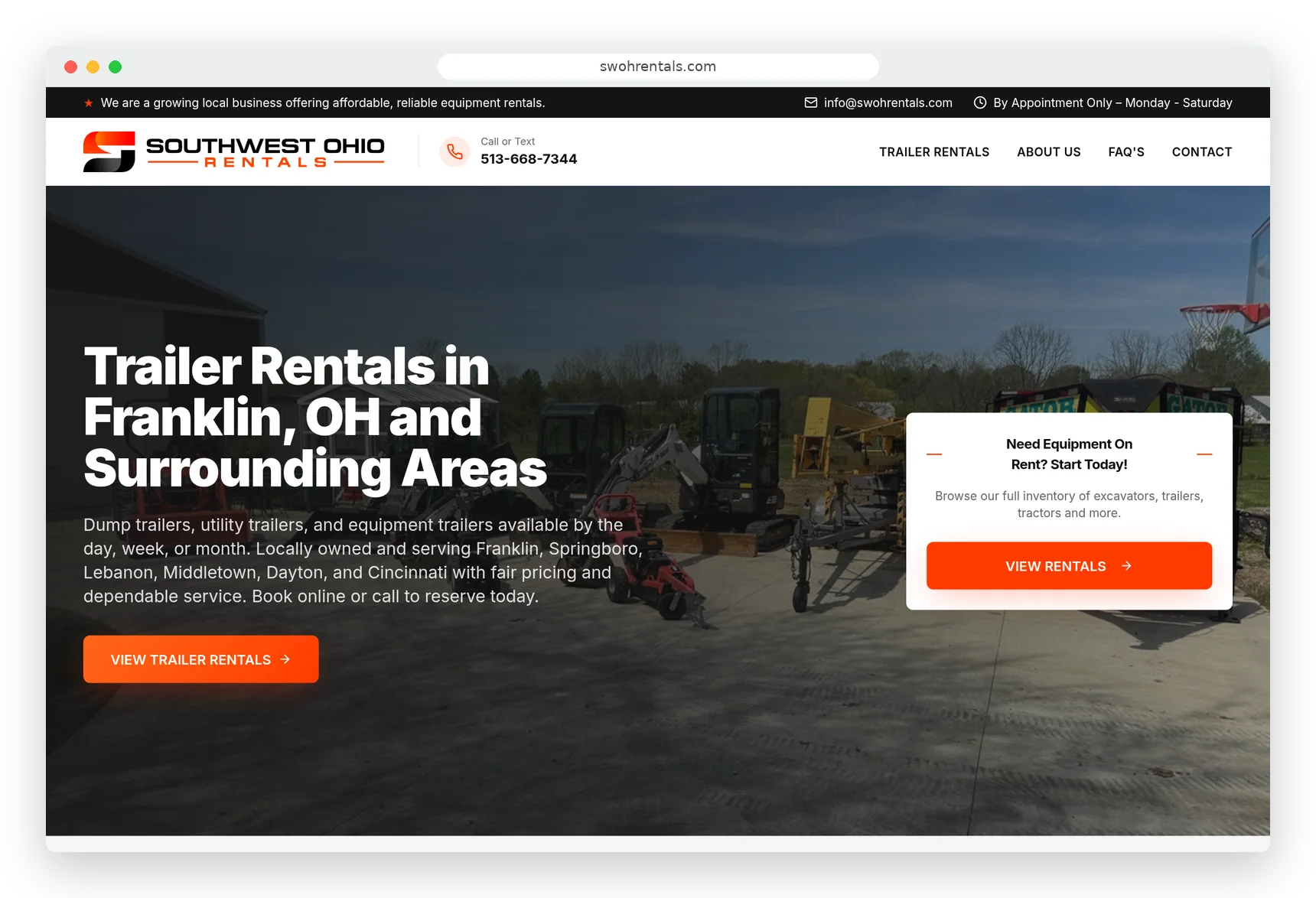 Southwest Ohio Rentals homepage
